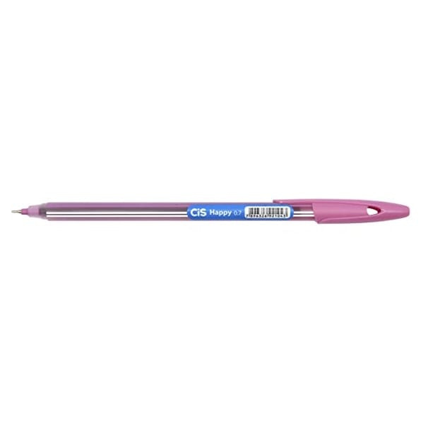 Caneta Esferográfica Happy Cis 0.7mm - Rosa