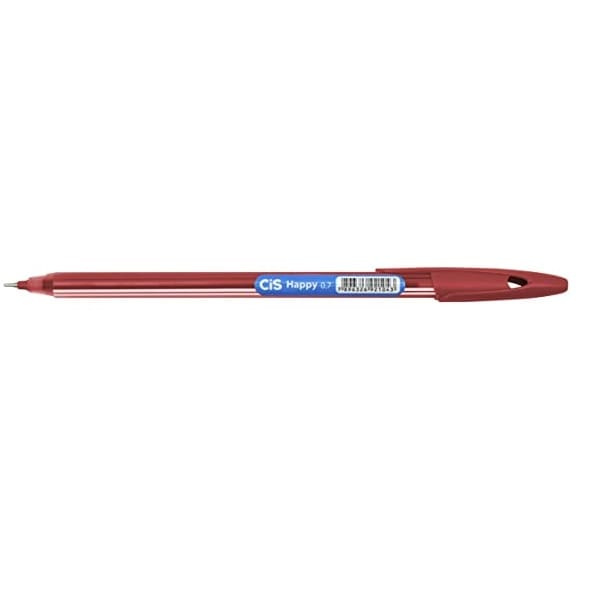 Caneta Esferográfica Happy Cis 0.7mm - Vermelha