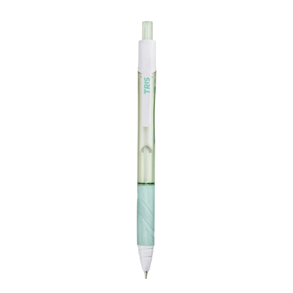 Caneta Esferográfica Let's 1,0mm - Tris - Cores Pasteis - Verde