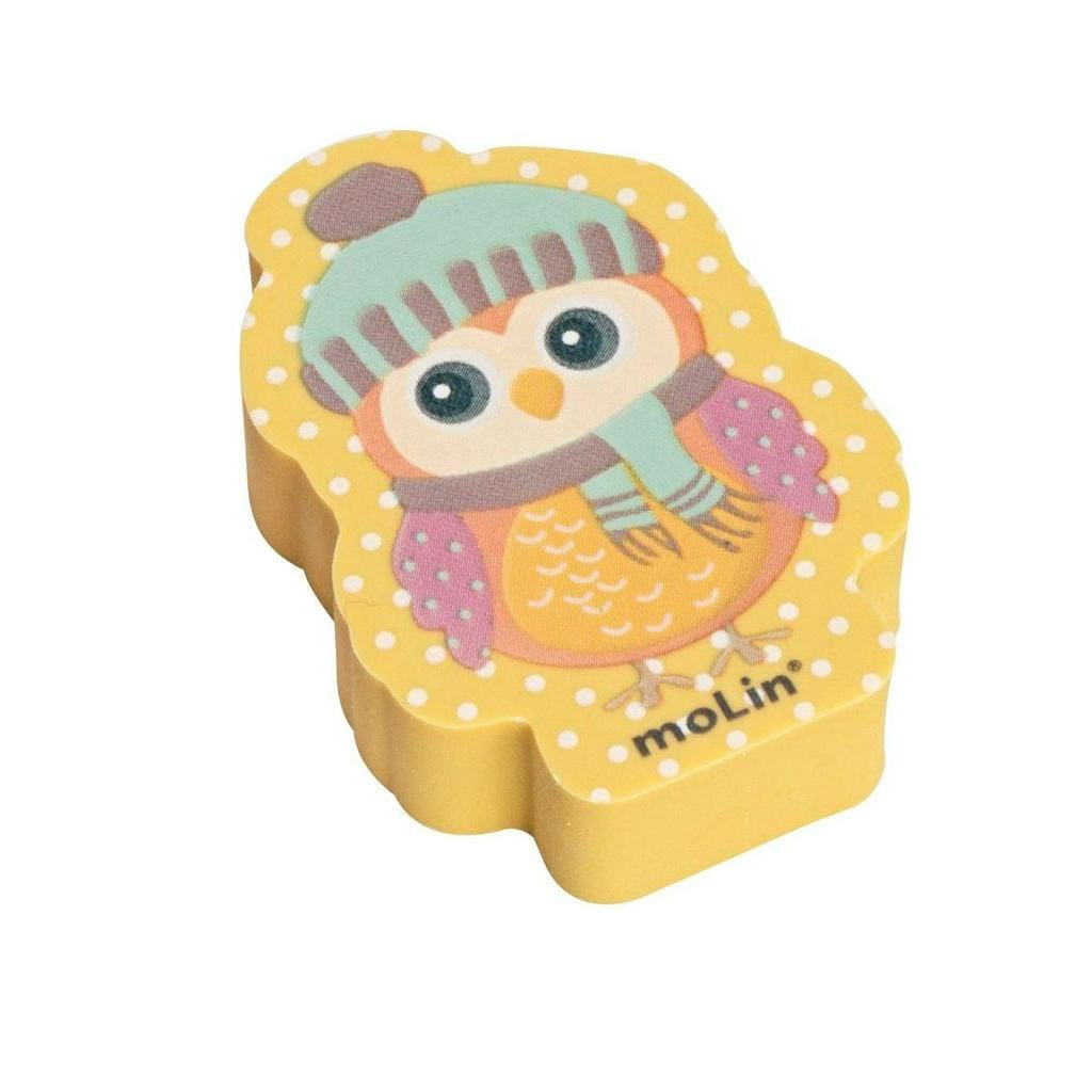 Borracha Love Coruja - Molin - Amarela