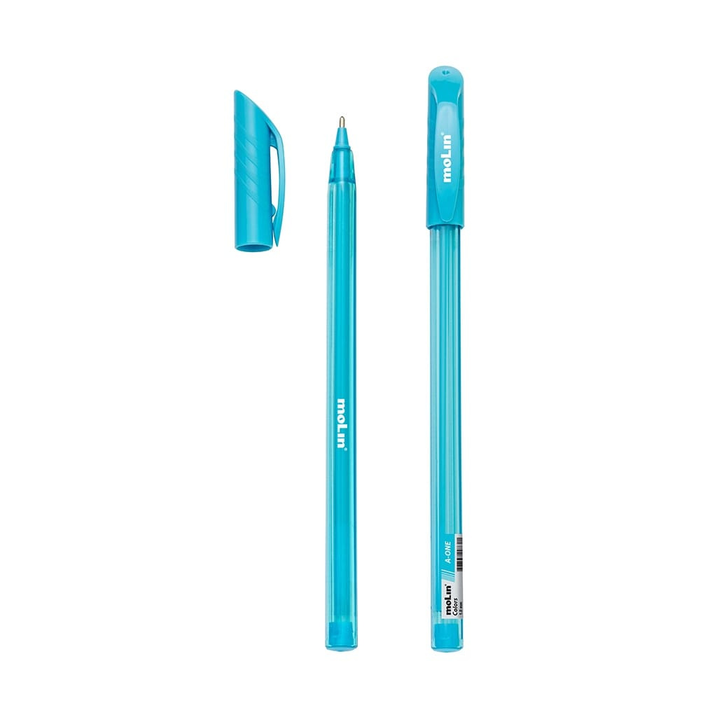 Caneta Esferográfica A-one Colors - Molin - Azul