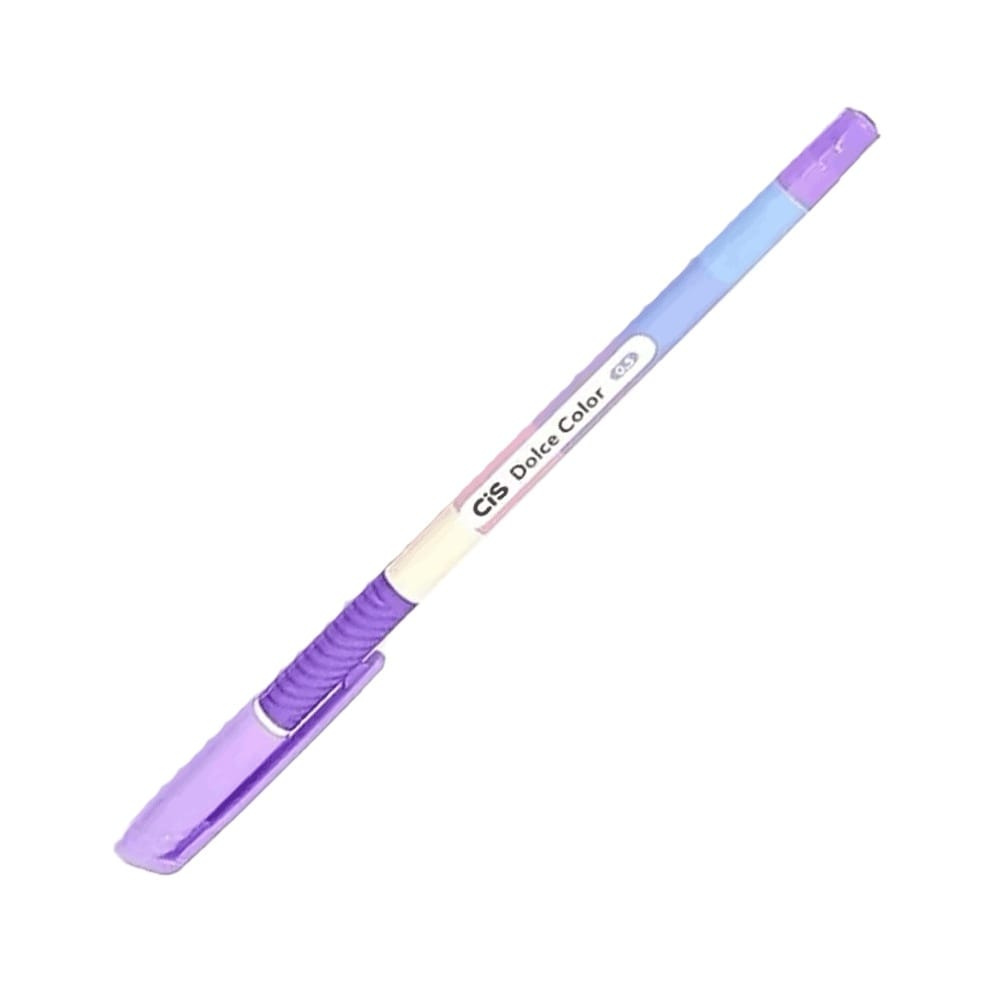 Caneta Esferográfica Dolce Color 0.5mm - Cis - Roxa