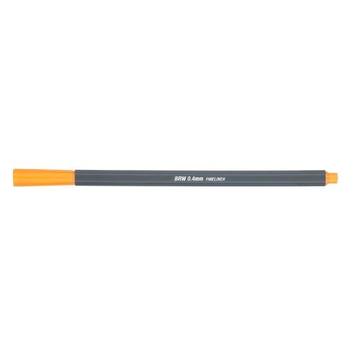 Caneta Hidrográfica Fine Liner 0.4mm - Brw Laranja Pastel