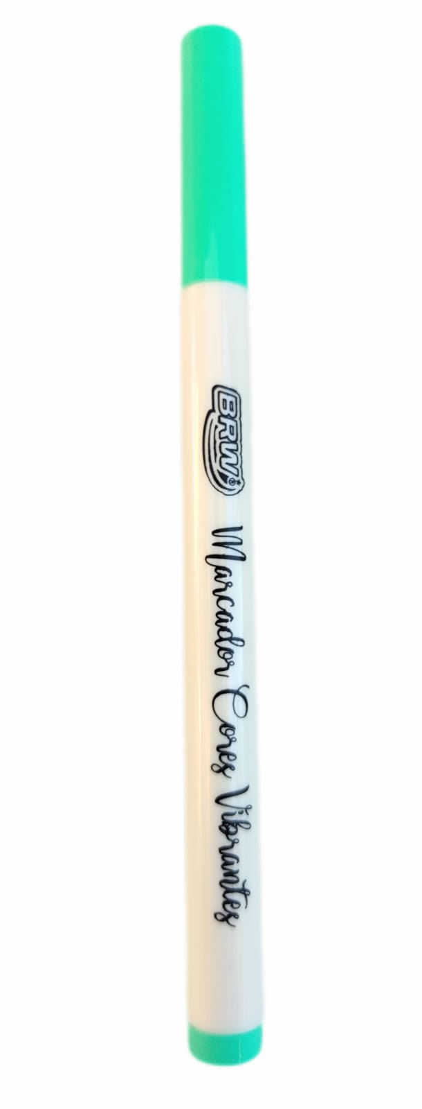 Marcador Ponta Fina Cores Vibrantes - Brw - Verde
