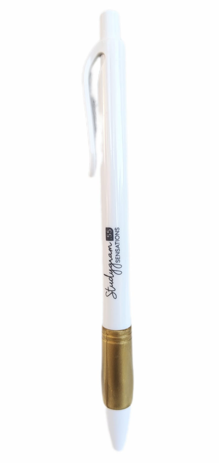 Caneta Esferográfica Newpen  Clic Sensations  0.55mm Studygram - Golden (dourado)