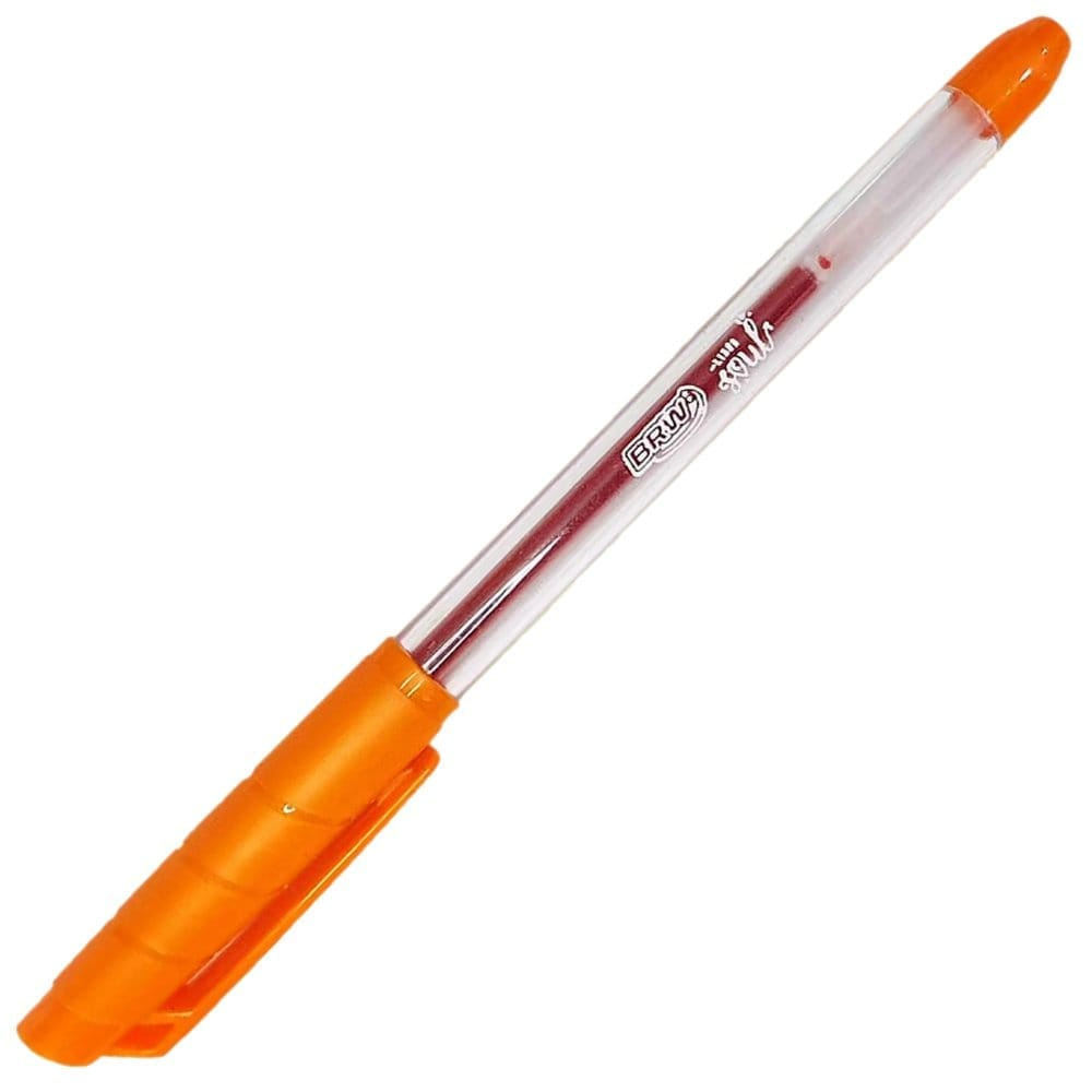Caneta Esferográfica Em Gel Soul 1,00mm - Brw - Laranja