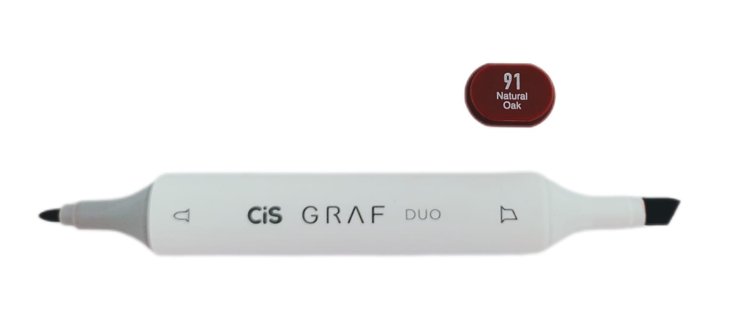 Marcador Graf Duo Cis Artístico C/ 2 Pontas - Cor 91