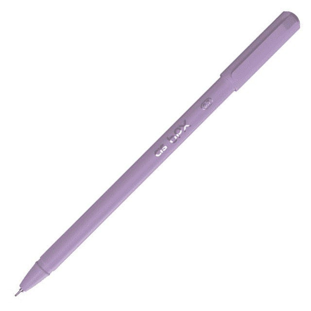 Caneta Esferográfica Cis Bpx 0.7mm - Tons Pastel - Escrita Em Roxo