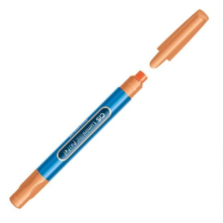 Marca Texto Lumini Gel Pastel Cis - Cor Laranja