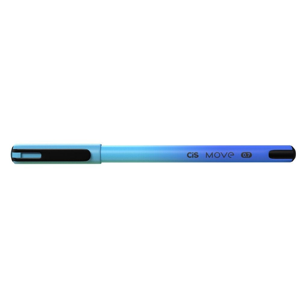 Caneta Esferográfica Cis Move 0.7mm - Azul Claro