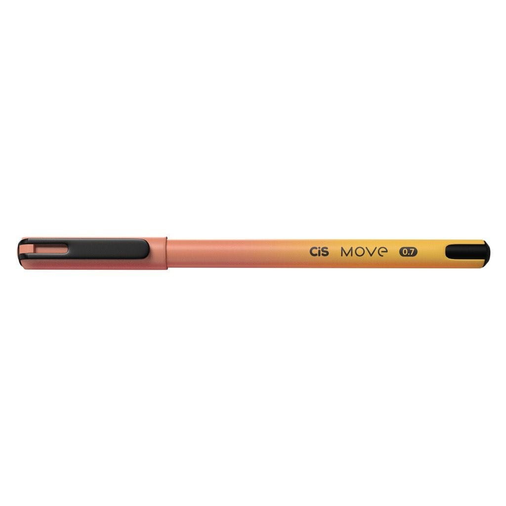 Caneta Esferográfica Cis Move 0.7mm - Laranja