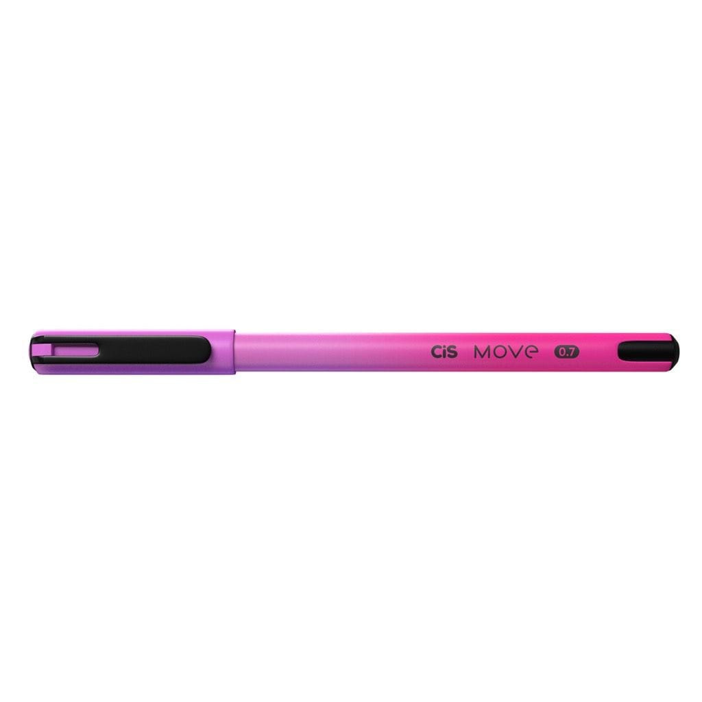 Caneta Esferográfica Cis Move 0.7mm - Rosa