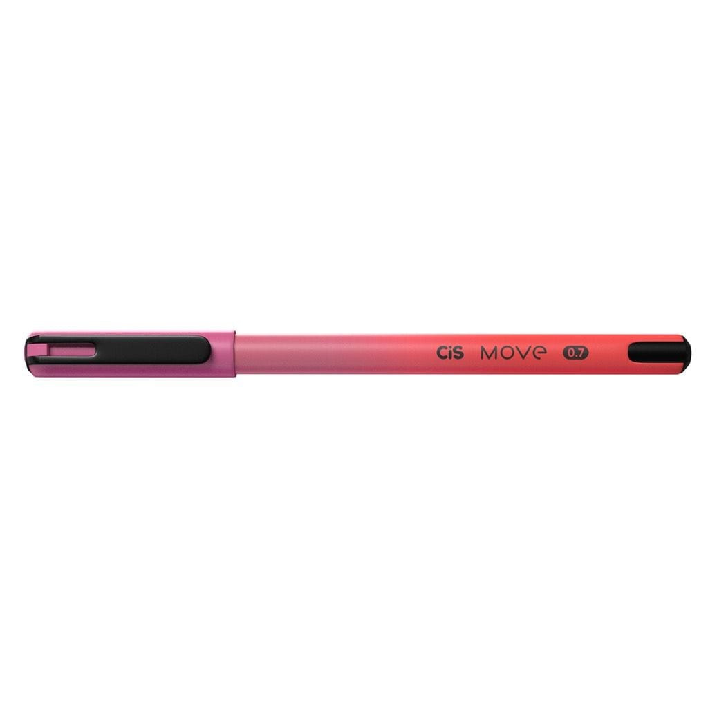 Caneta Esferográfica Cis Move 0.7mm - Vermelha