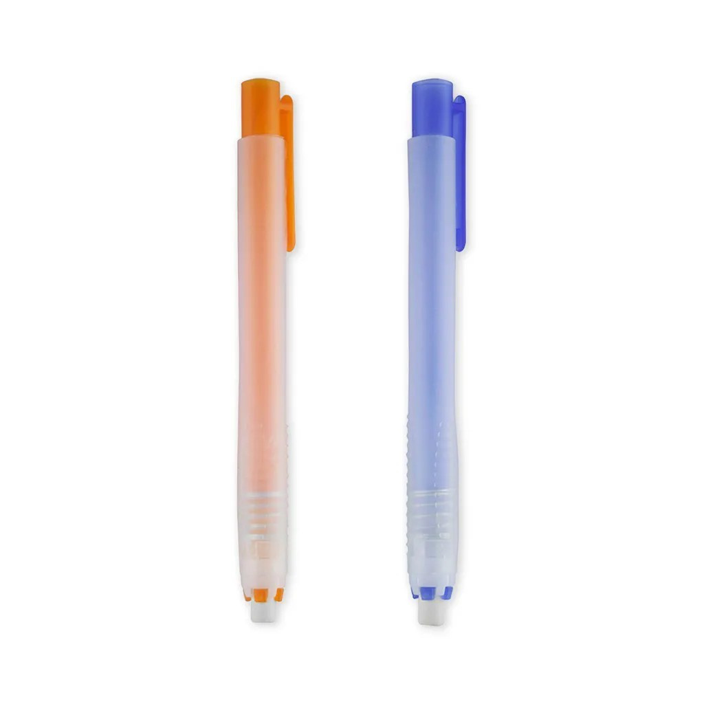 Caneta Borracha Brw Com Clipe - Cor Laranja