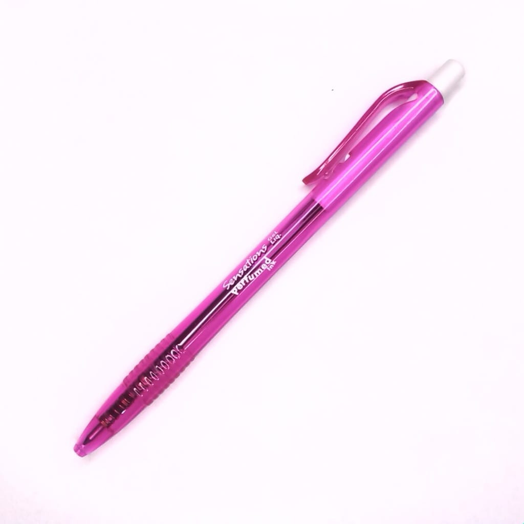 Caneta Gel Perfumada Sensations Coleção Viih Tube - Newpen - Corpo Acrilico Rosa Com Aroma De Rosa