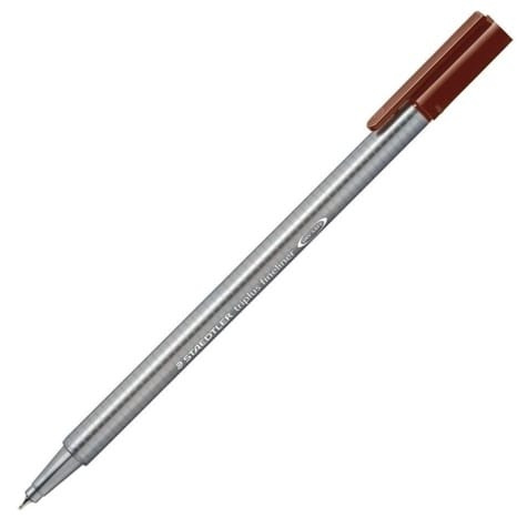 Caneta Hidrográfica Staedtler Triplus Fineliner - Dry Safe - 0.3mm - Cor 076