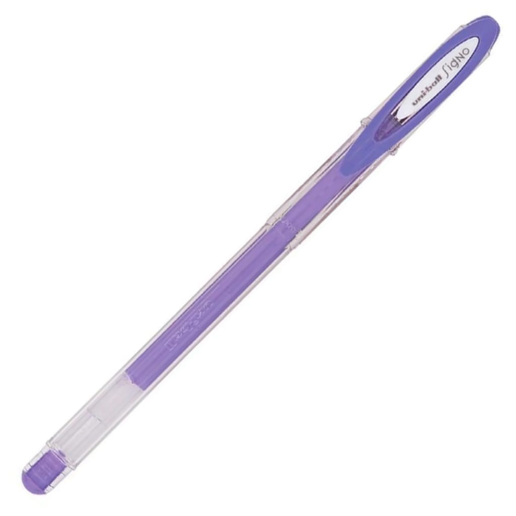 Caneta Uni-ball Gel Signo Angelic Colour 0.7mm - Violeta