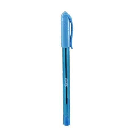 Caneta Esferográfica 1.0 mm Colorida 5 Cores  BRW - Cor Azul 