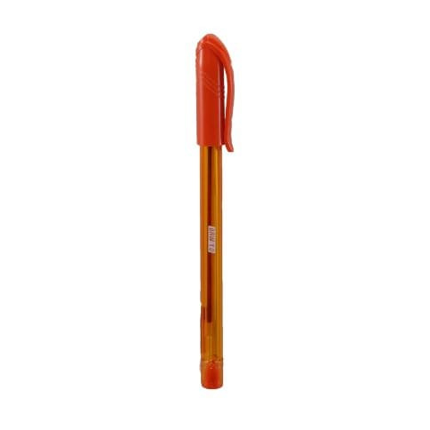 Caneta Esferográfica 1.0 mm Colorida 5 Cores  BRW - Cor Laranja