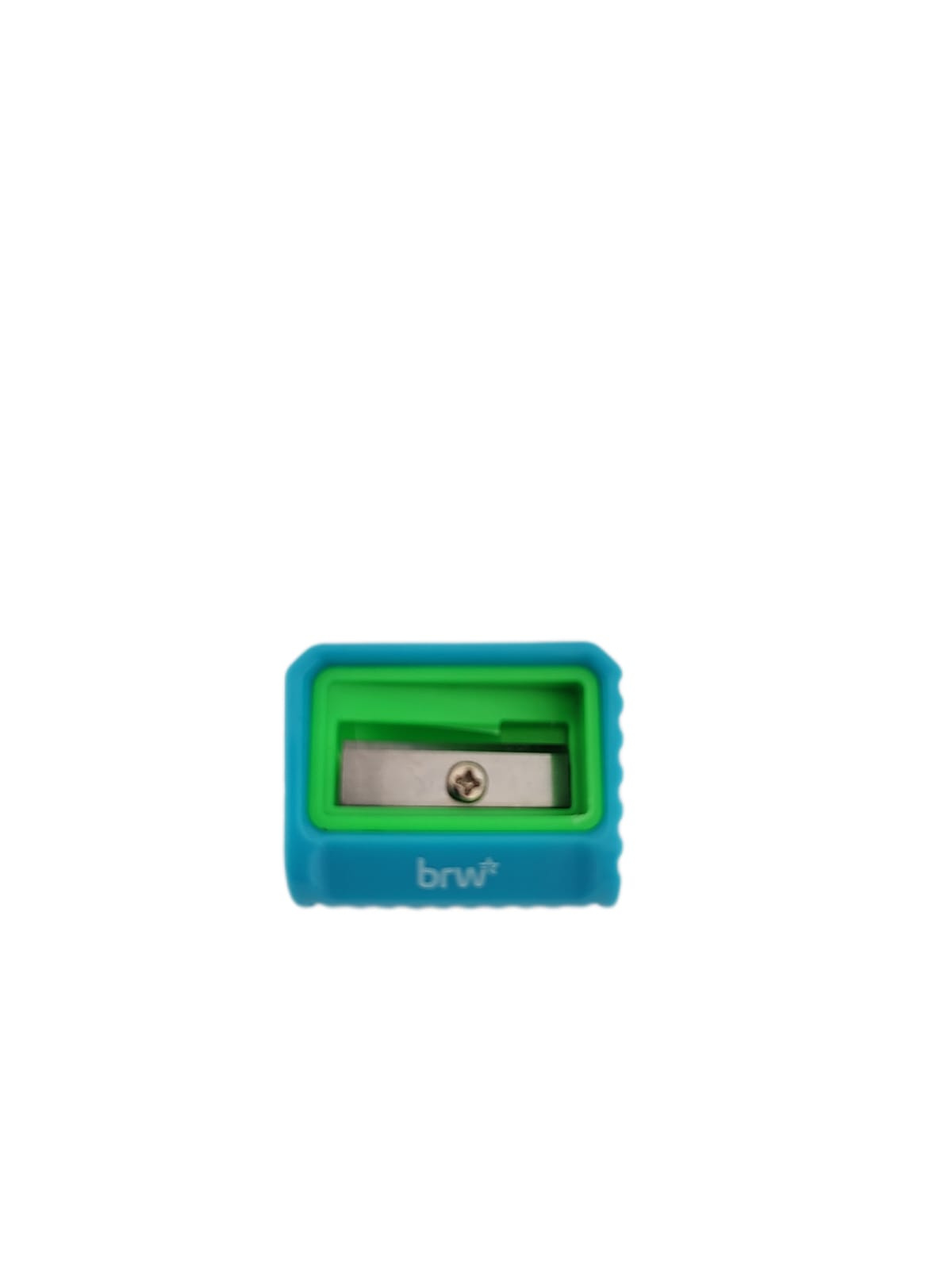 Apontador Plástico Sem Depósito Colorful  Brw - Azul/Verde