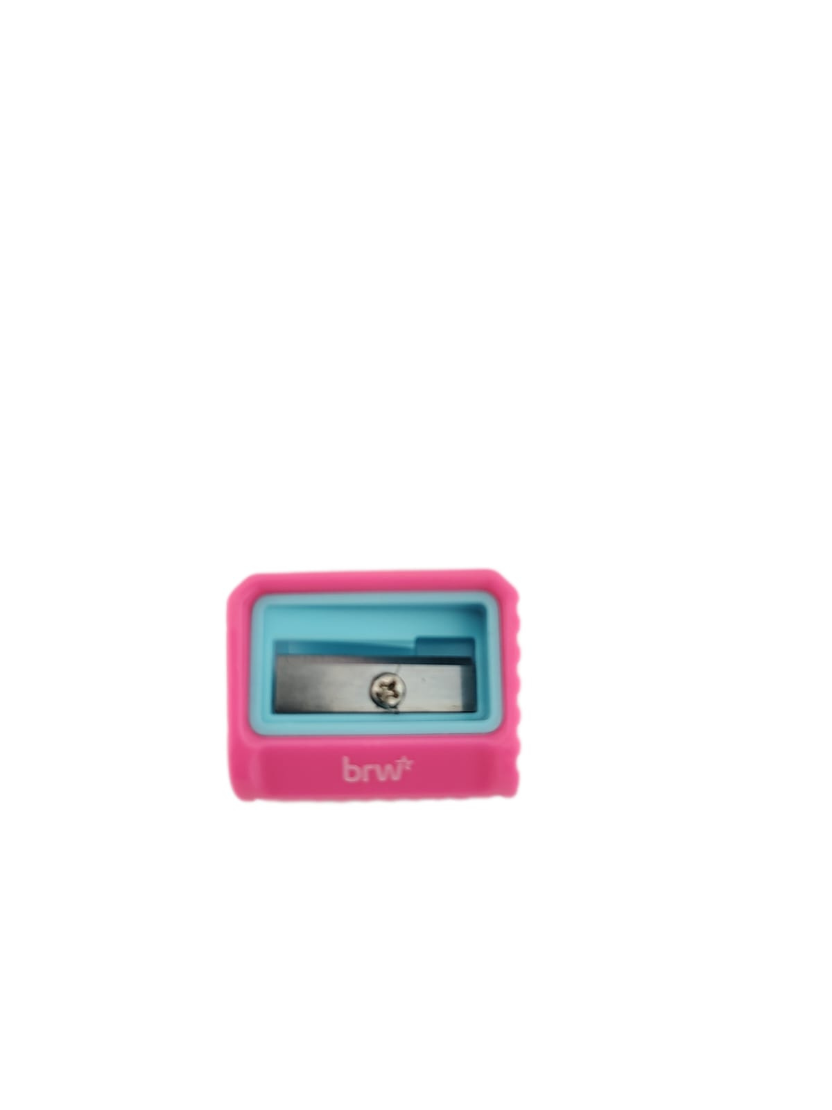 Apontador Plástico Sem Depósito Colorful  Brw - Rosa/Azul