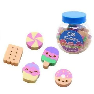 Borracha Cis Fantasia Mini Candy Potinho C/20un