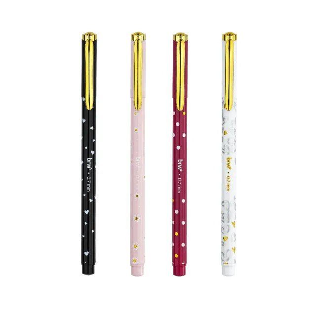 Caneta Esferográfica 0.7 mm Unic Stamp Brw - Estampa 2