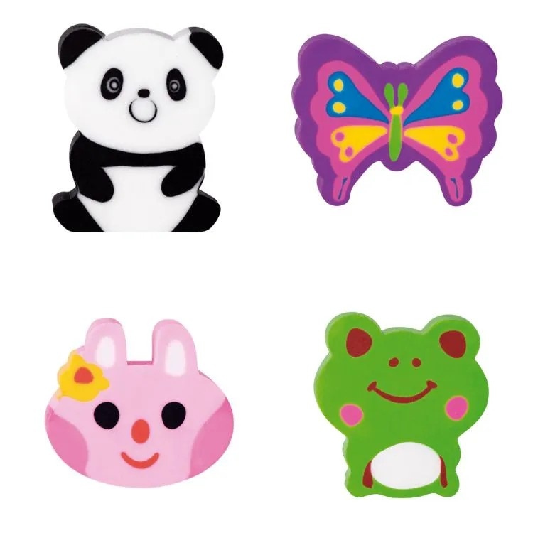 Borracha Ponteira Divertida Bichinhos Brw - Panda