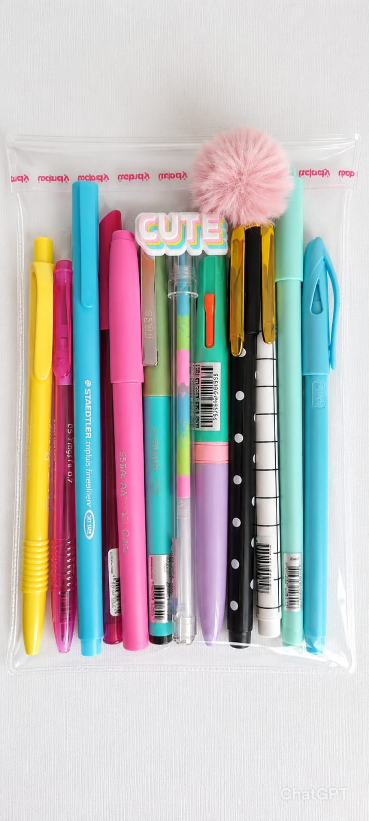 KIT SURPRESA (12 canetas Cores Diversas)